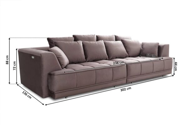 Sofa – lova WET02 Modernus stilius 9
