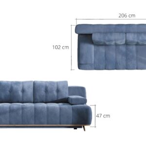 Sofa – lova WEH121 Skandinaviškas stilius 3