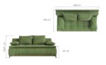 Sofa – lova WES130 Modernus stilius 31