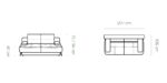 Sofa – lova WEV135 Modernus stilius 18