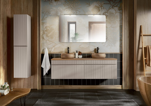 Vonios baldų komplektas ICASH 160CM Modernus stilius 9