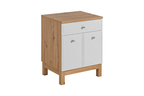 SAMOA WHITE 851 – reguliuojama spintelė 60 cm CU-COC-834012 FSC MIX 70% Vonios baldai COMAD 8