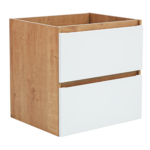 MONAKO OAK WHITE 820 Spintelė p.um 2 S / Spintelė uw 2 Dr 60 CM Vonios baldai COMAD 10