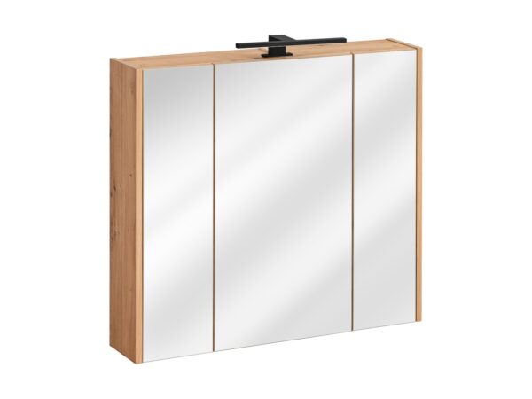 MADERA 841 Spintelė su 3D veidrodžiu / Veidrodinė spintelė 3D 80CM CU-COC-834012 FSC Mix 70% Vonios baldai COMAD 8