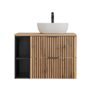 SET-XIL B 80CM UN.6252 81-01 JUODAS Vonios baldai COMAD 3