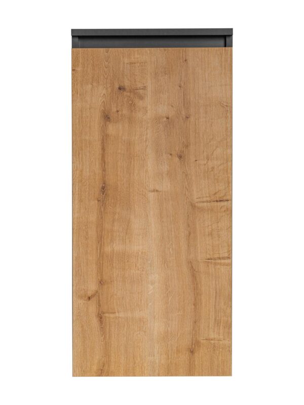 MONAKO GREY OAK 811 žema spintelė su skalbinių krepšiu 1D / Žema spintelė su skalbinių krepšeliu 40cm 1D Vonios baldai COMAD 9