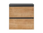 MONACO GREY OAK 820 Spintelė p.um 2 S / Spintelė uw 2 Dr 60 CM – CU-COC-834012 FSC MIX 70 % Vonios baldai COMAD 16