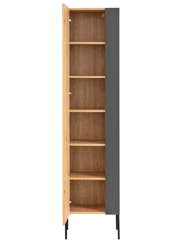 MADERA GREY 803 Aukšta spintelė 1D / Aukšta spintelė 1D 45CM CU-COC-834012 FSC Mix 70% Vonios baldai COMAD 8