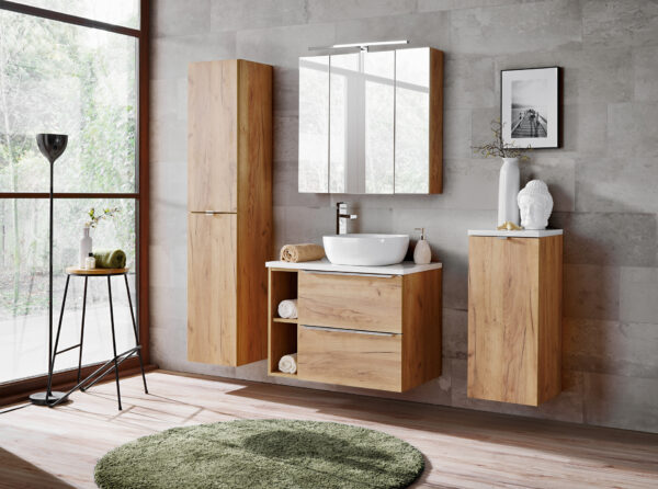 CAPRI OAK 810A žema spintelė CU-COC-834012 FSC MIX Credit Vonios baldai COMAD 5