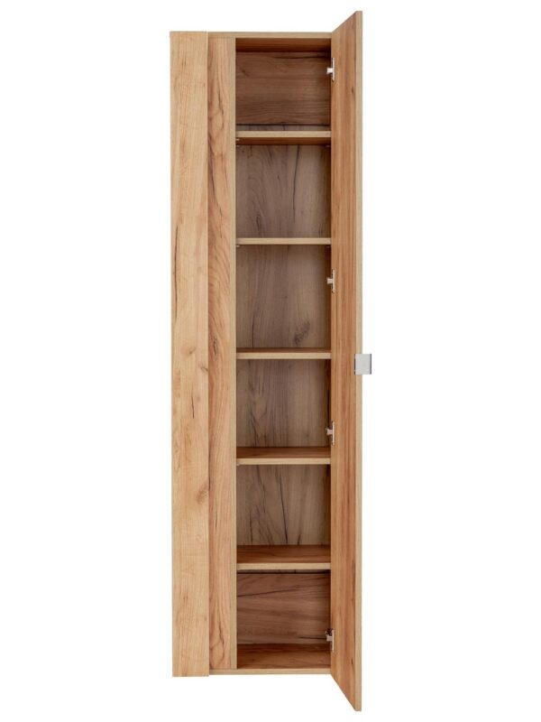 CAPRI OAK 803A KPL – 1D aukšta spintelė su veidrodžiu CU-COC-834012 FSC MIX Cr Vonios baldai COMAD 8