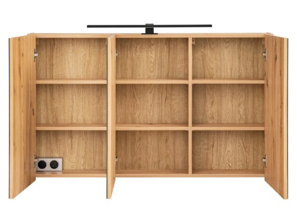 MADERA 843 Spintelė su 3D veidrodžiu / Veidrodinė spintelė 3D 120CM CU-COC-834012 FSC Mix 70% Vonios baldai COMAD 8