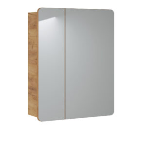 ARUBA WHITE 841 Spintelė su 2D veidrodžiu / Veidrodinė spintelė 2D 60CM CU-COC-834012 FSC MIX Credit Vonios baldai COMAD