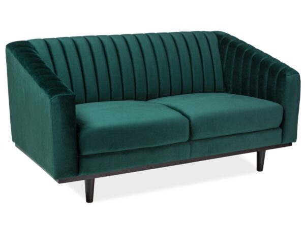 ASPREY 2 VELVET SOFA GREEN BLUVEL 78 / WENGE Foteliai 2 3