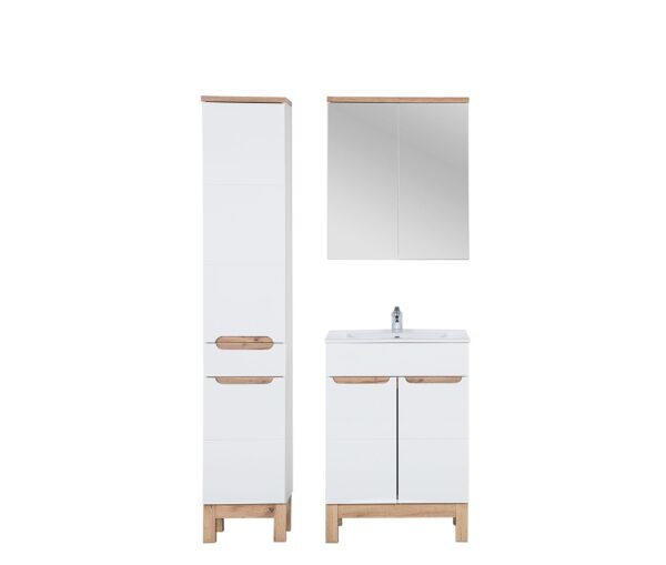 SET-BW LAVA 60CM BALI WHITE 840 Vonios baldai COMAD 5