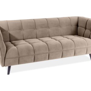 SOFA CASTELLO 3 VELVET C. BLUVEL 40 / WENGE Sofos 2