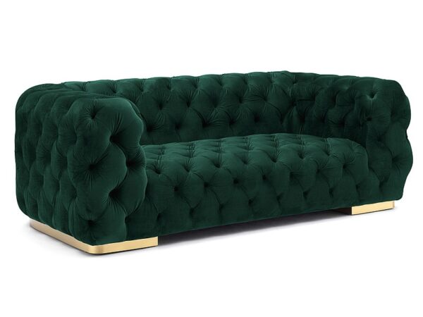 CHESTER 2 VELVET SOFA GREEN TAP.201 Sofos 2 3