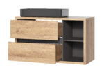 SET-DV B 100CM UN.6275 JUODAS Vonios baldai COMAD 7