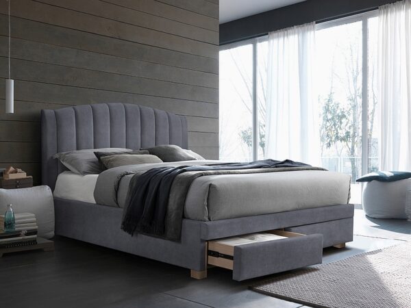 EMOTION VELVET LOVA 160X200 PILKAS/ĄŽUOLO TAIP. 142 Lovos 3