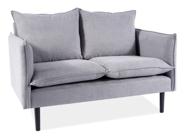 FLORA VELVETINĖ SOFA GREY BLUVEL 14 / WENGE Sofos 2 3