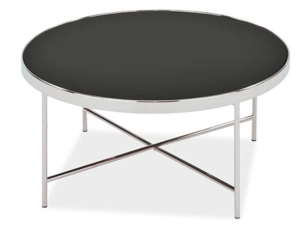 GINA B BENCH BLACK/CHROME FI 82 kavos staliukai 3