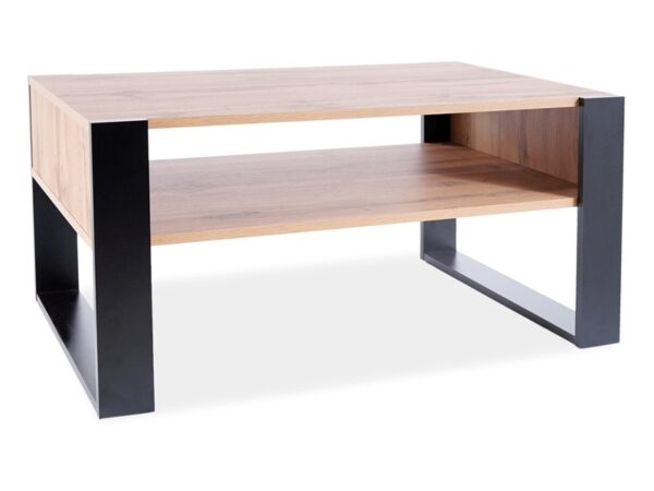 GEMA BENCH WOTAN OAK / BLACK 64X100 kavos staliukai 3