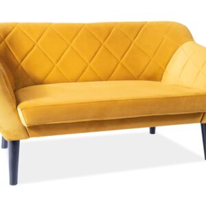 KARO 2 VELVET CURRY BLUVEL 68 / WENGE SOFA Foteliai 2