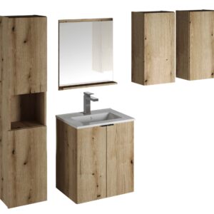 SET-NOVA OAK DANCE 50 Vonios baldai COMAD