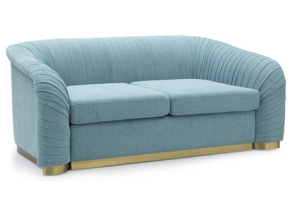 SOFA MELVA 2 BLUE TAP.196 Sofos 2 3