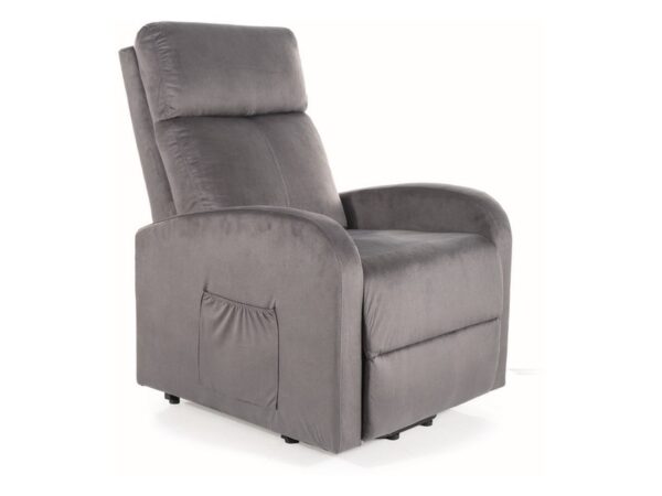 ODYS sulankstoma KĖDĖ (Funkcija vertikaliai) VELVET GREY BLUVEL 14 Foteliai 3