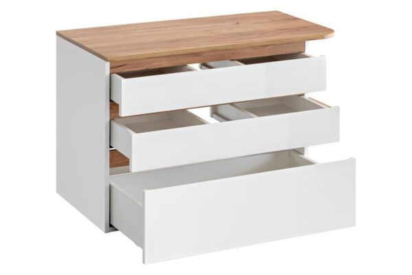 PLATINUM WHITE 820 RINKINYS. praustuvo spintelė 3S/praustuvo spintelė 3DW 90cm – reguliuojamas CU-COC-834012,F Vonios baldai COMAD 7
