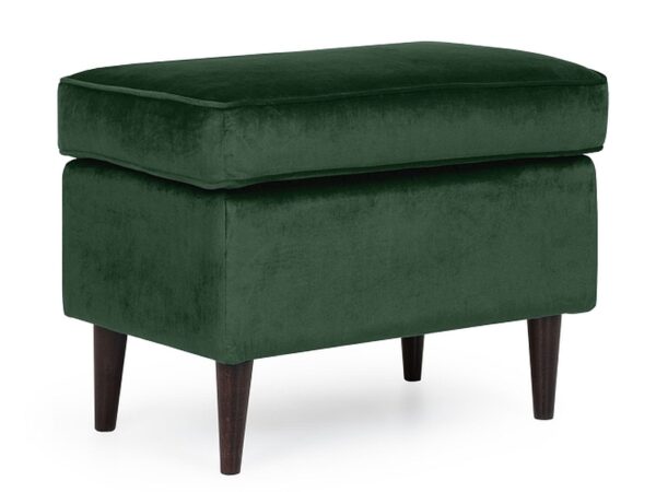 RON VELVET FOOTREST GREEN BLUVEL 78 / WENGE (P) Foteliai 3