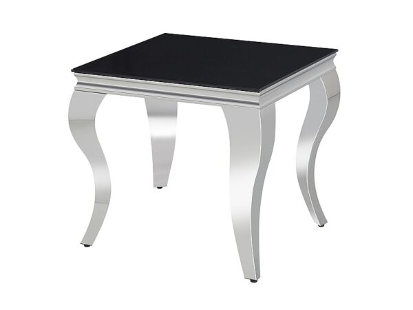 PRINCE B BENCH BLACK/CHROME 55X55 kavos staliukai 3