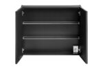 SANTA FE BLACK 84-80-A-2D veidrodinė spintelė CU-COC-834012 FSC MIX kreditas Vonios baldai COMAD 12