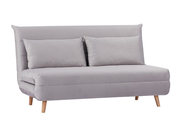 SPIKE II VELVETINĖ SOFA, ŠVIESI PILKAS TAIP. 197/BUK Foteliai 3