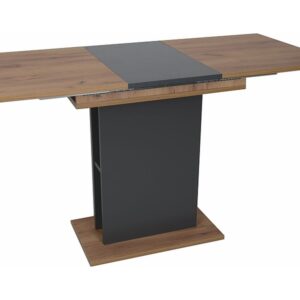 TAMPA TABLE GOLDEN OAK CRAFT / ANTHRACITE 100(135)X60 Stalai