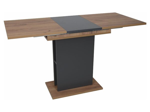 TAMPA TABLE GOLDEN OAK CRAFT / ANTHRACITE 100(135)X60 Stalai 3