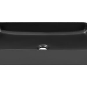 PLAUTUKAS SLIM 2 E-6275 DP juodas matinis / praustuvas matinis juodas 60 cm / dviguba pakuotė Vonios baldai COMAD 6