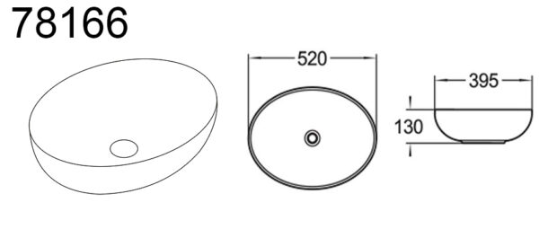 UN-MONA-MB12 Praustuvas/Praustuvė/Matinė juoda/Matinė juoda 52 cm Vonios baldai COMAD 7