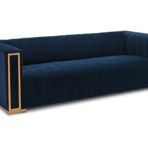 VOGUE 3 VELVET SOFA NAVY BLUE TAP.202/GOLD Sofos 2