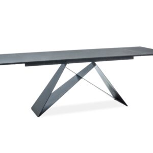 WESTIN I TABLE BLACK/MATT BLACK (160-240)X90 Stalai