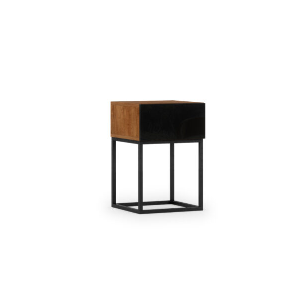 Avorio 40 naktinis staliukas Artisan Oak/Black Gloss Naktinis staliukas 5