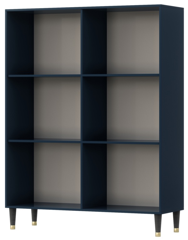 Inludo 120 vitrininė spintelė tamsiai mėlyna / balta Wardrobes & display cabinets 7