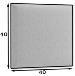 Minkšta sienos plokštė Quadratta 40×40 Minkštos sienelės 9