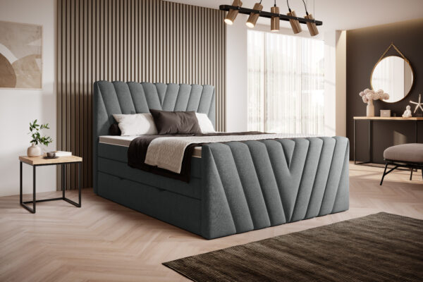 Lova su čiužiniu Candice 140×200 Box Springs lova 3