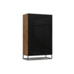 Avorio 120 spinta Artisan Oak/Black Gloss Wardrobes & display cabinets 8