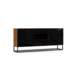 Avorio 180 Komoda Artisan Oak/Black Gloss Chests of drawers 8