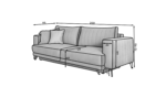 Sofa – lova Eliza Sofa ELTAP 10