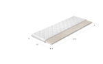 Topper Latex 90×200 hypoallergenic cover Čiužinys 9