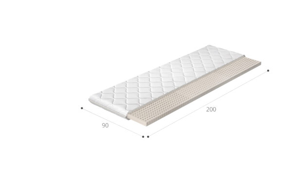 Topper Latex 90×200 hypoallergenic cover Čiužinys 6