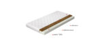 Foam Mattrasses Luna 90×200 hypoallergenic cover Čiužinys 9